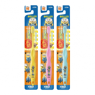 Lion Japan Lion kids Toothbrush 6-12yr  (random color selection)